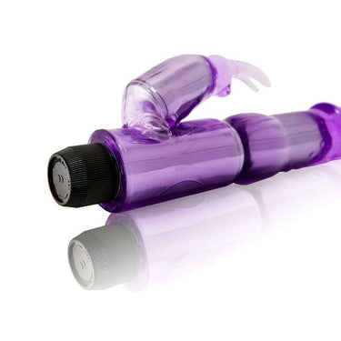 Vibratore Rabbit Piccolo con Vibrazioni Multiple - TPR Viola
